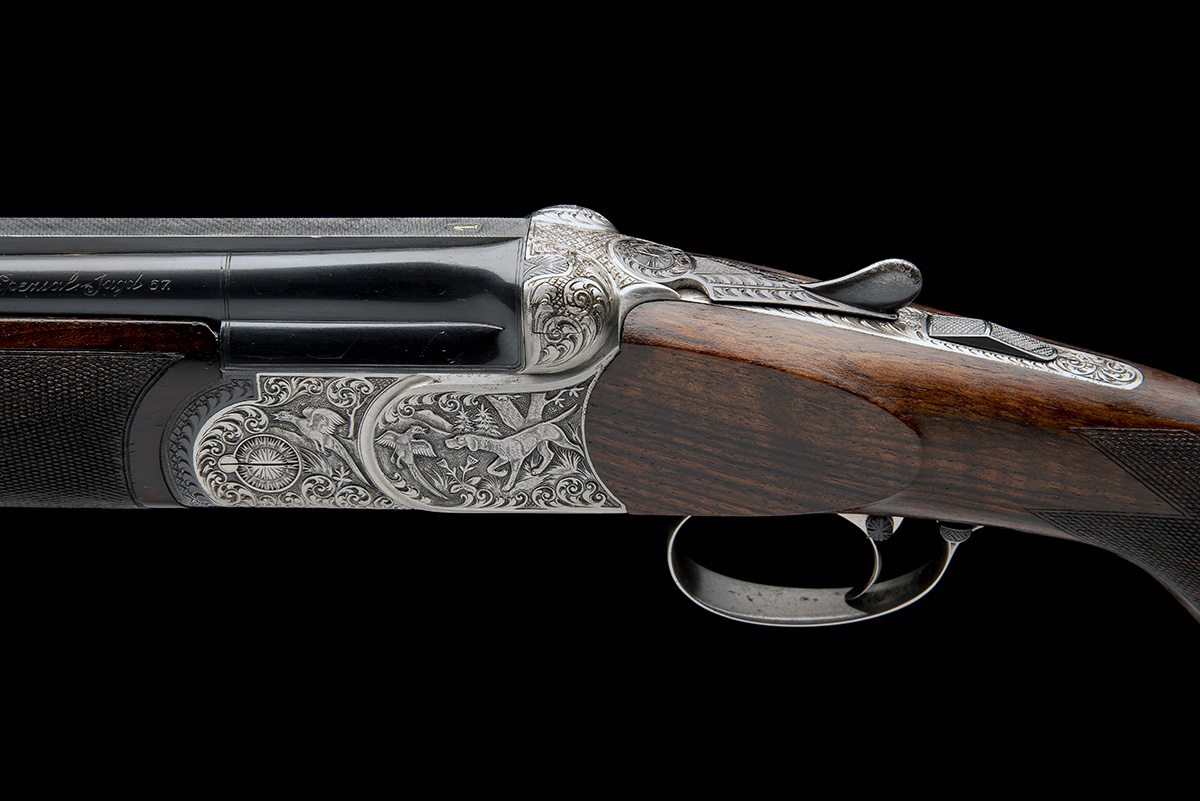 G. GAMBA A 12-BORE 'WIRNHIER SPEZIAL JAGD 67' SINGLE-TRIGGER OVER AND UNDER DETACHABLE - Image 9 of 10