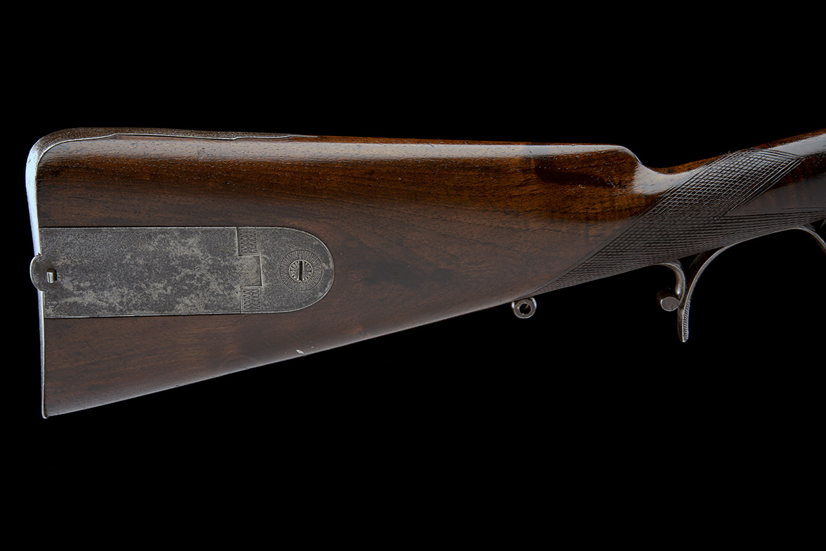 W. & J. RIGBY, DUBLIN A 22-BORE PERCUSSION SINGLE-BARRELLED RIFLE FOR LARGER GAME, serial no. 10708, - Image 5 of 8