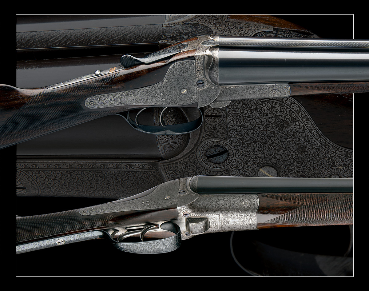 FREDc. T. BAKER A 12-BORE NEEDHAM 1874 PATENT HAMMERLESS SIDELOCK EJECTOR, serial no. 6749, circa - Image 11 of 13