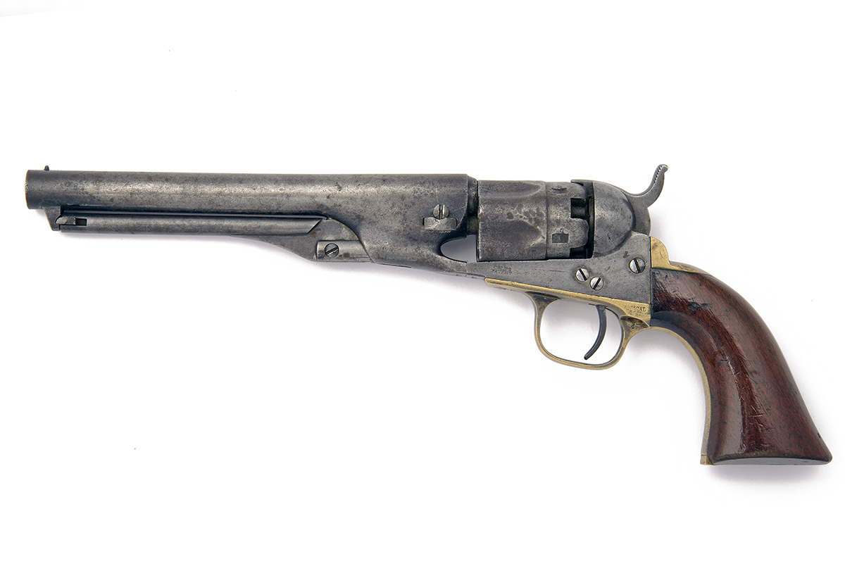 COLT, USA A .36 PERCUSSION REVOLVER MODEL '1862 POLICE', serial no. 13377, for 1862, with round 6 - Image 2 of 3