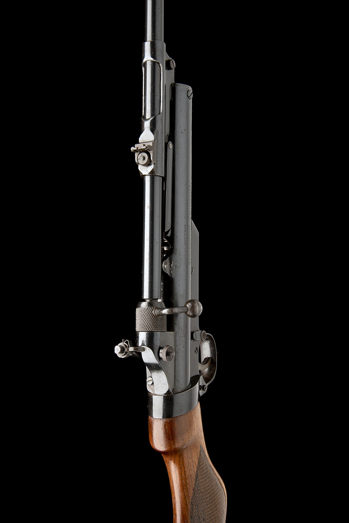 WEBLEY & SCOTT, BIRMINGHAM A CASED .177 BARREL-COCKING AIR-RIFLE MODEL 'MKII SERVICE', serial no. - Bild 4 aus 8