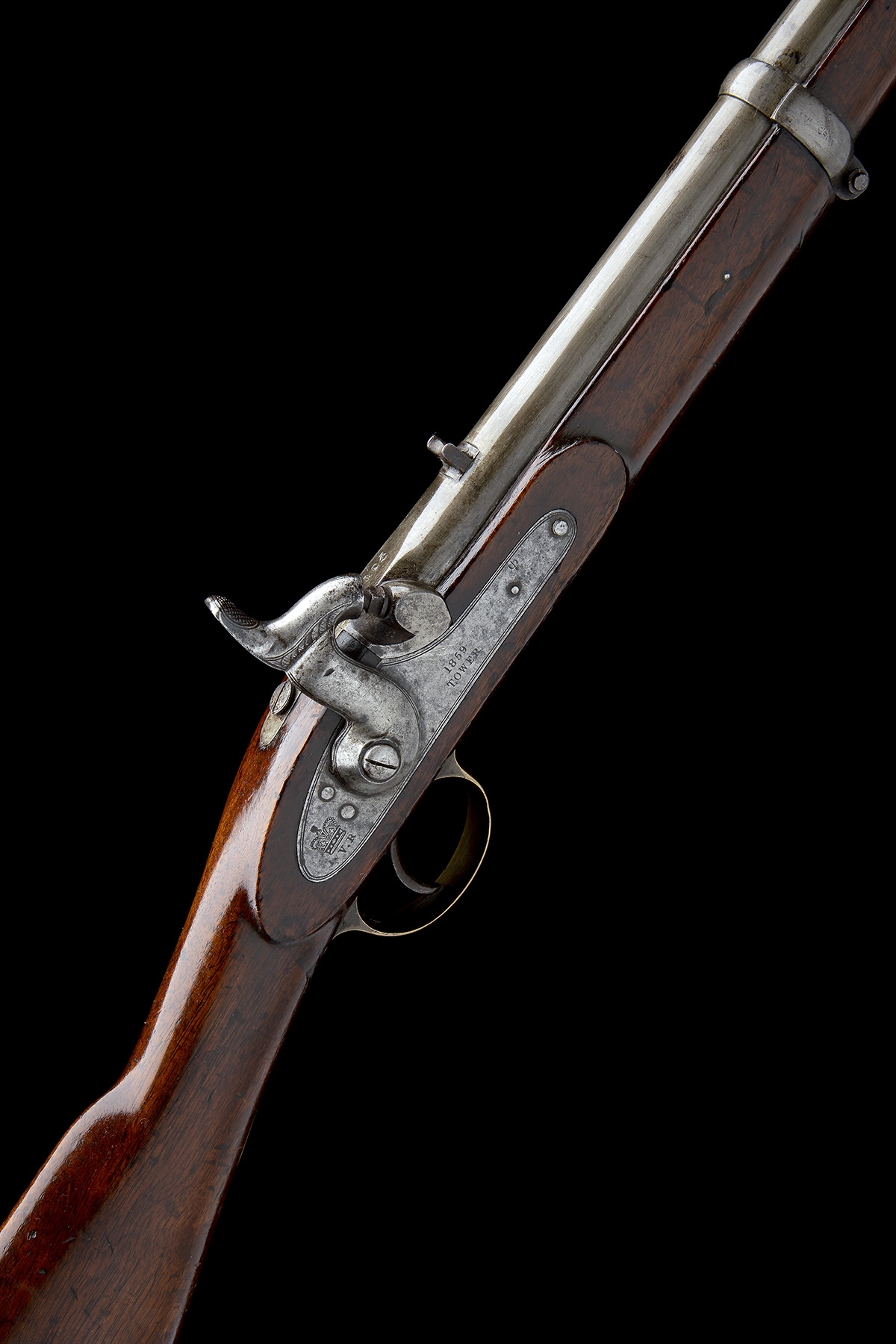 TOWER ARMOURIES, LONDON A .650 PERCUSSION CARBINE, MODEL 'INDIA PATTERN', serial no. 103, dated