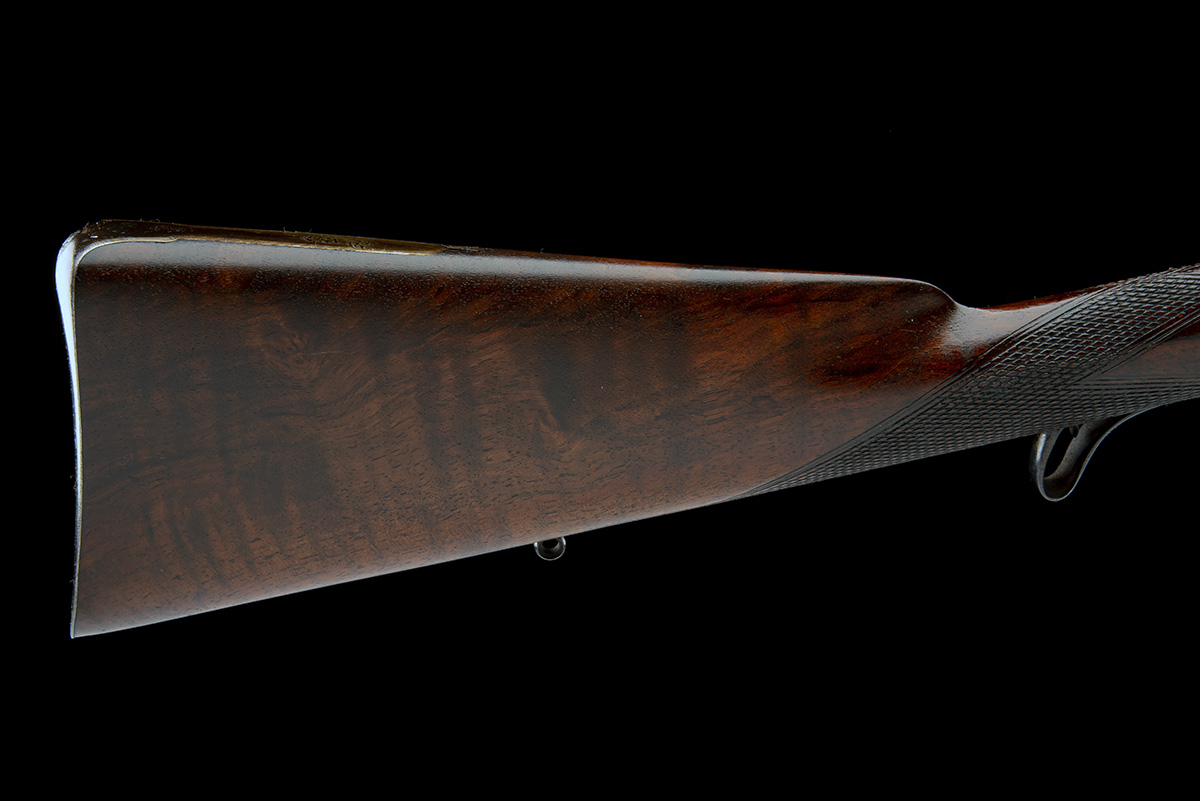 A 70-BORE PERCUSSION SINGLE-BARRELLED PARK-RIFLE SIGNED 'KEEP BROS.', no visible serial number, - Image 7 of 8