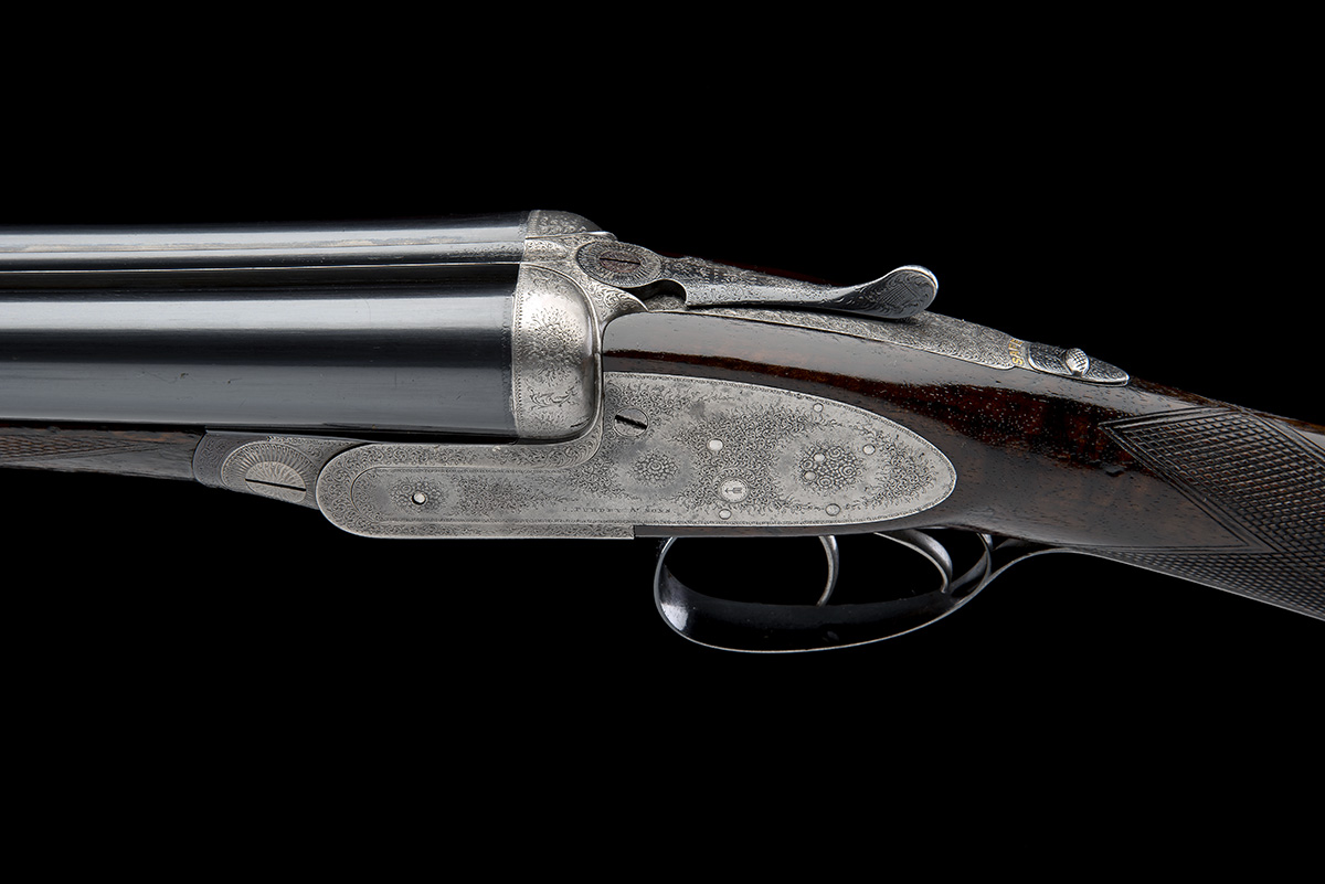 J. PURDEY & SONS A 12-BORE SELF-OPENING SIDELOCK NON-EJECTOR, serial no. 12888, for 1887, 30in. - Image 4 of 8