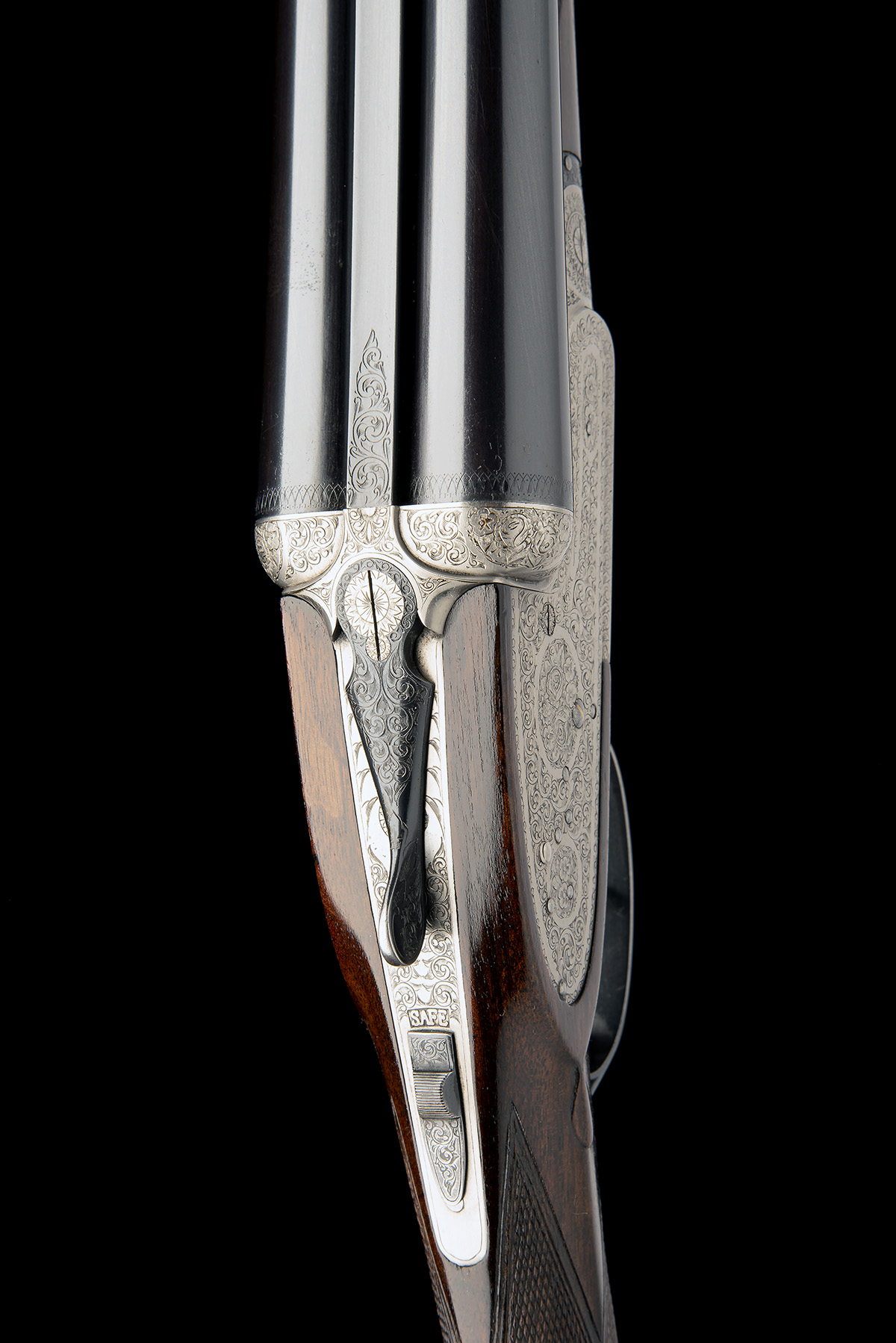 B.C. MIROKU A 12-BORE 'MODEL SL-120' SIDELOCK EJECTOR, serial no. 220133, circa 1979, 28in. nitro - Image 4 of 9