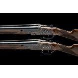 AYA A LITTLE USED PAIR OF 12-BORE 'MODEL 25' HAND-DETACHABLE SIDELOCK EJECTORS, serial no.