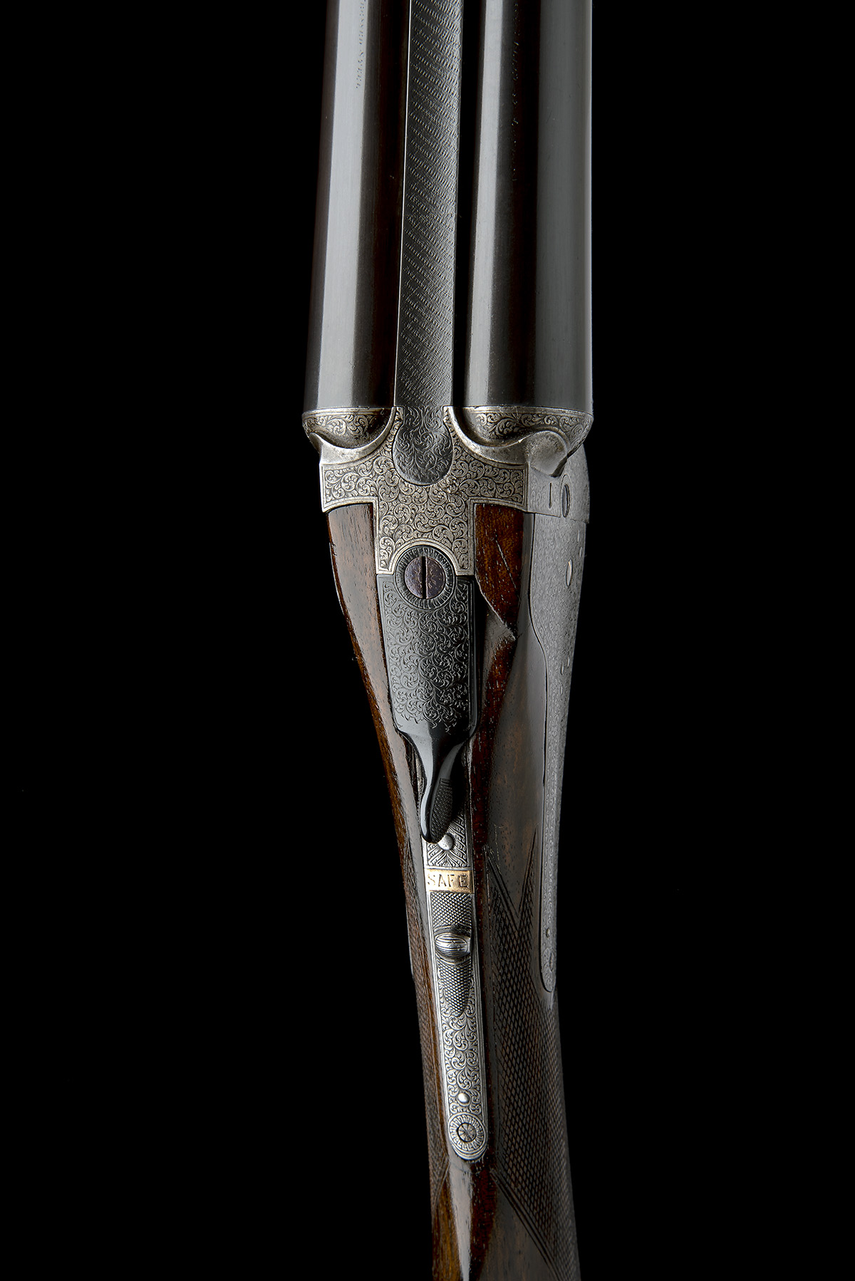 FREDc. T. BAKER A 12-BORE NEEDHAM 1874 PATENT HAMMERLESS SIDELOCK EJECTOR, serial no. 6749, circa - Image 6 of 13