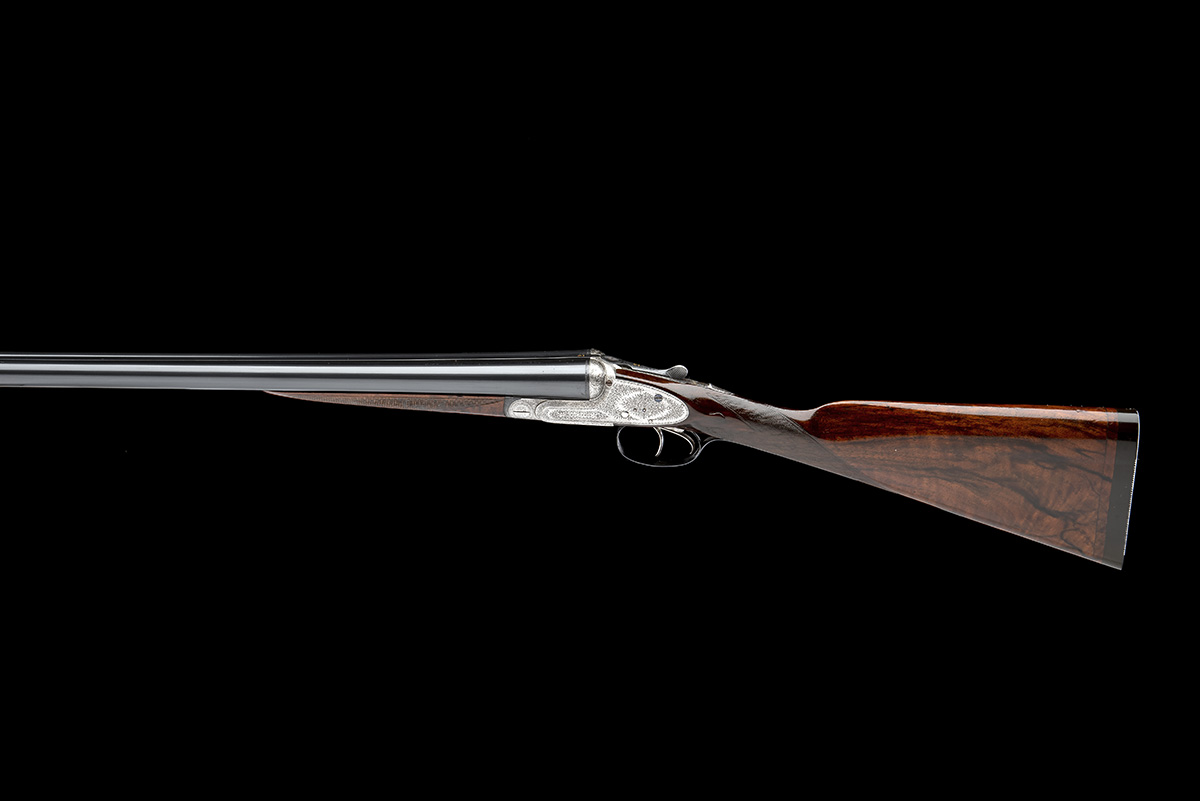 HENRY ATKIN A 12-BORE SIDELOCK EJECTOR, serial no. 508, circa 1895, 28in. replacement nitro barrels, - Image 2 of 8