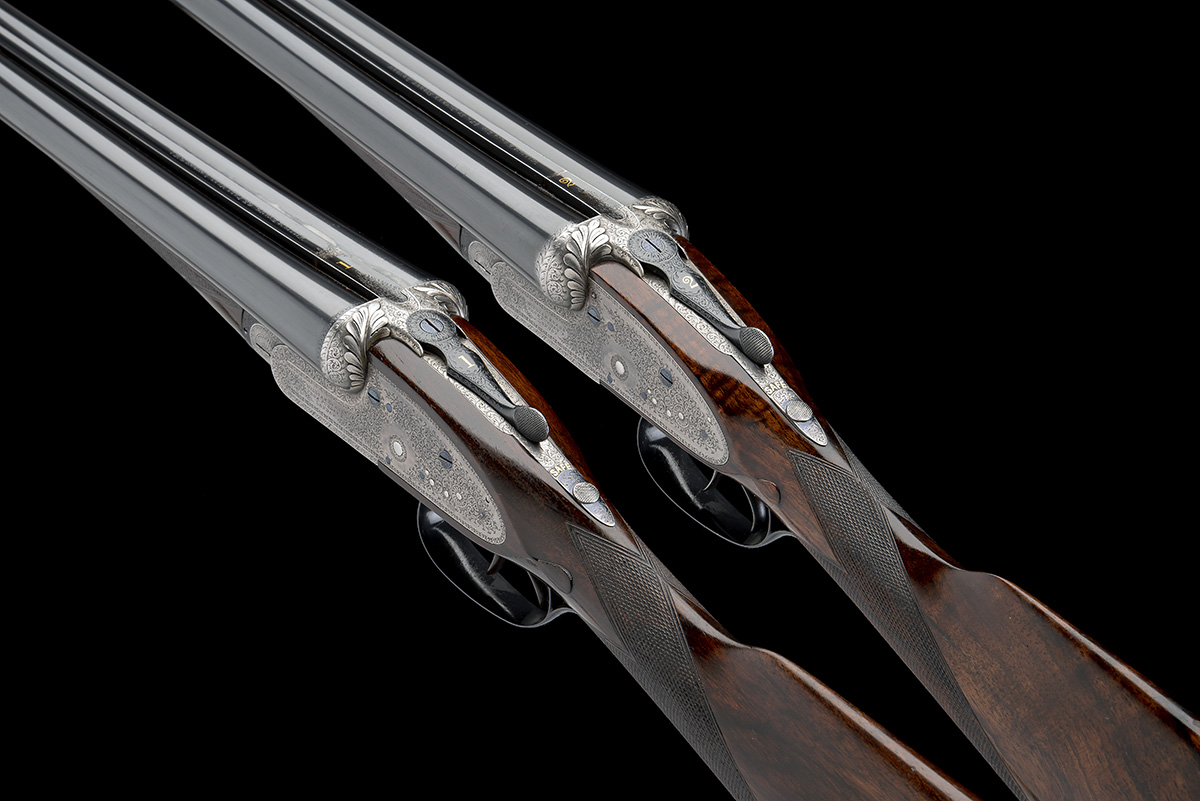 WILLIAM EVANS (FROM PURDEY'S) A PAIR OF 12-BORE SIDELOCK EJECTORS, serial no. 2382 / 3, for 1891, - Image 5 of 11