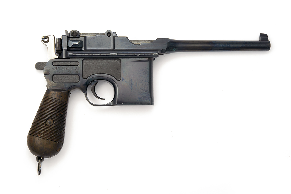 MAUSER, GERMANY A 7.63mm (MAUSER) SEMI-AUTOMATIC PISTOL, MODEL 'C96 'BROOMHANDLE' WARTIME