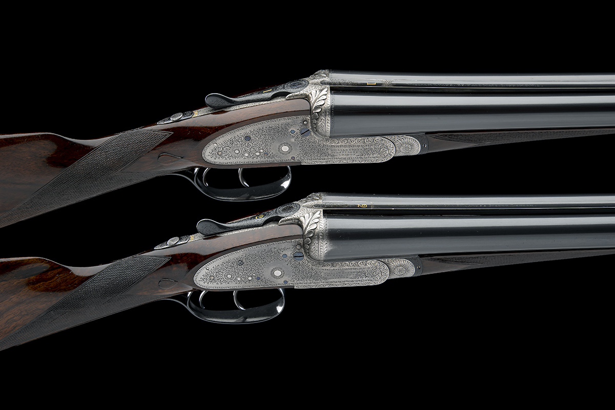 WILLIAM EVANS (FROM PURDEY'S) A PAIR OF 12-BORE SIDELOCK EJECTORS, serial no. 2382 / 3, for 1891,