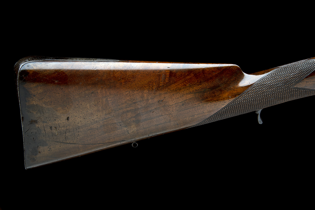 CARTMELL & SON, DONCASTER A GOOD 16-BORE PERCUSSION SINGLE-BARRELLED SPORTING-RIFLE, serial no. - Image 7 of 8