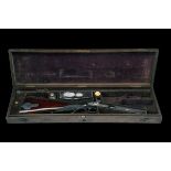 PARKER, FIELD & SONS, LONDON A CASED 54-BORE PERCUSSION SINGLE-BARRELLED PARK-RIFLE, serial no.