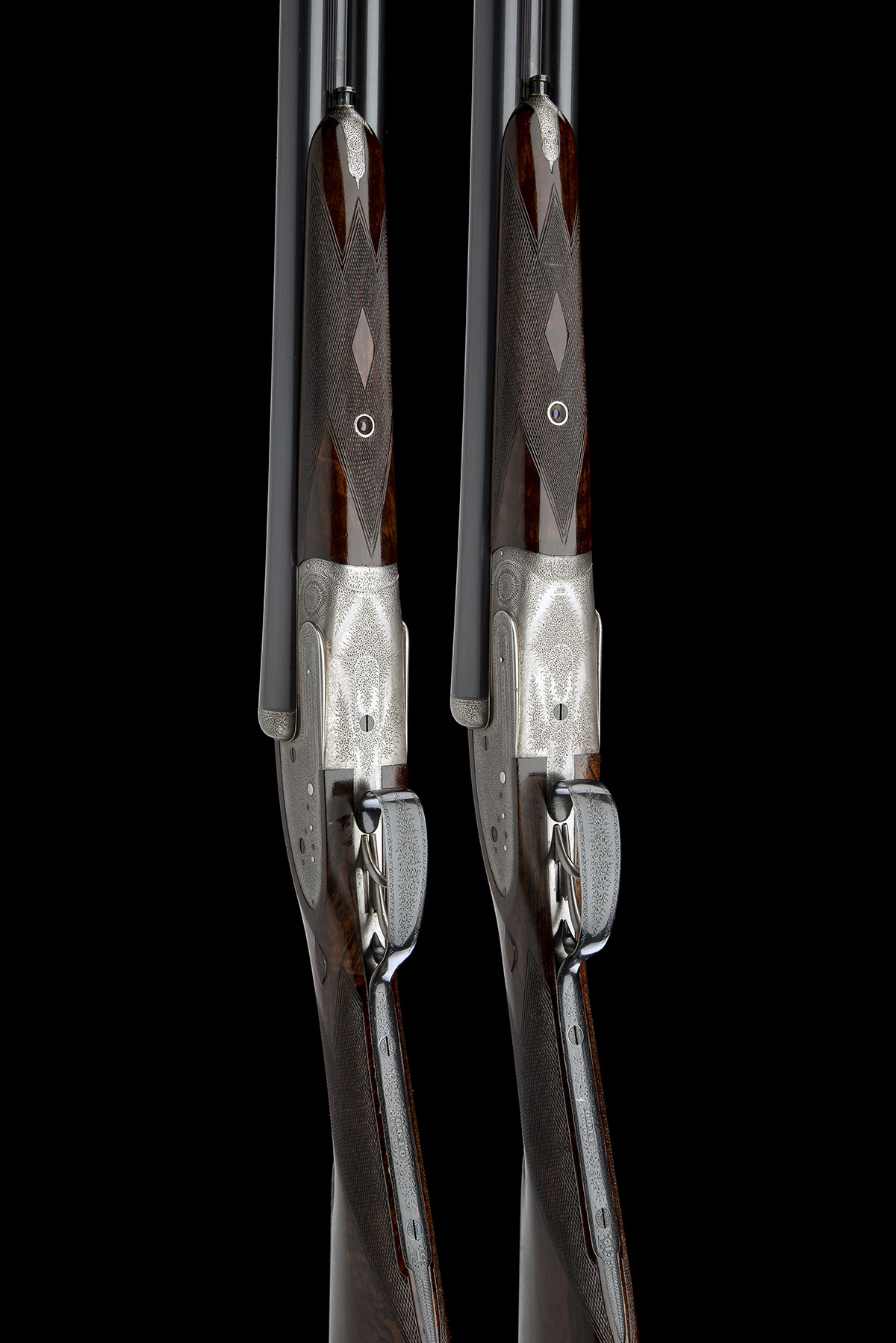 EDWINSON GREEN & SON A PAIR OF 12-BORE SIDELOCK EJECTORS, serial no. 6610 / 1, for 1908, 29in. nitro - Image 3 of 11