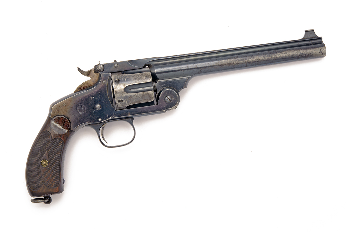 SMITH & WESSON, USA A RARE .450/.455 SIX-SHOT SINGLE-ACTION REVOLVER, MODEL 'NEW MODEL No.3', serial