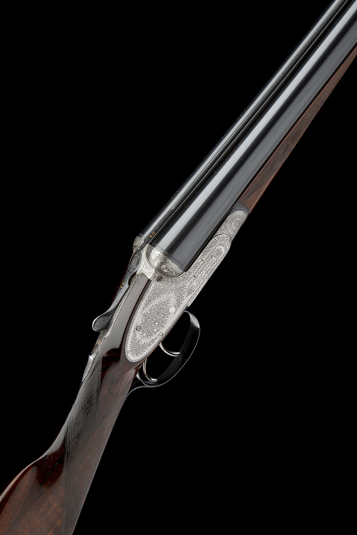HENRY ATKIN A 12-BORE SIDELOCK EJECTOR, serial no. 508, circa 1895, 28in. replacement nitro barrels,
