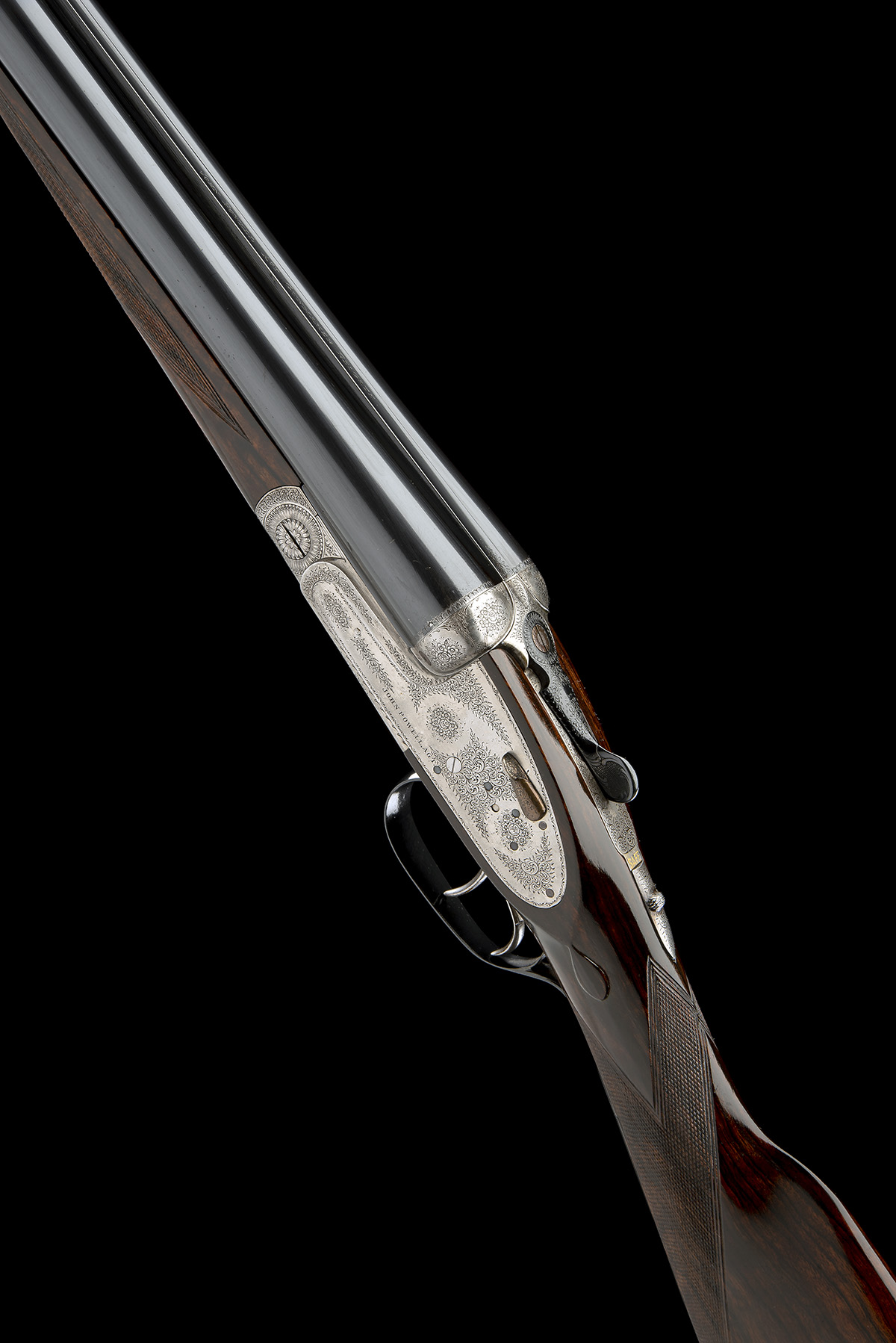 JOHN POWELL AGT. A CASBARD-ENGRAVED 12-BORE HAND-DETACHABLE SIDELOCK EJECTOR, serial no. UA20614 /