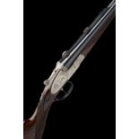 AUG. LEBEAU-COURALLY A CAPECE-ENGRAVED 9.3X74R SIDELOCK EJECTOR DOUBLE RIFLE, serial no. 44657, with
