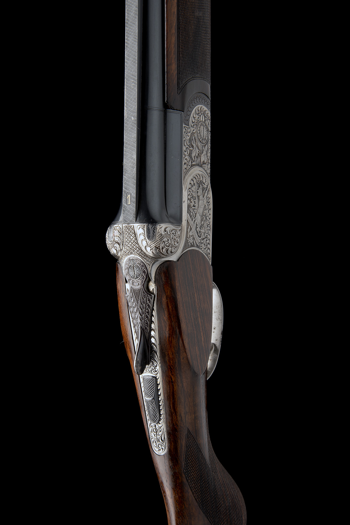 G. GAMBA A 12-BORE 'WIRNHIER SPEZIAL JAGD 67' SINGLE-TRIGGER OVER AND UNDER DETACHABLE - Image 4 of 10