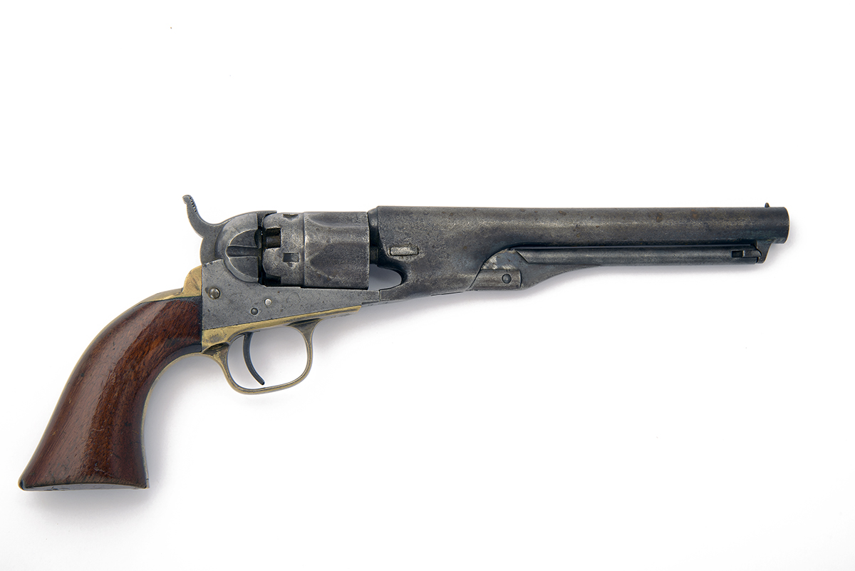 COLT, USA A .36 PERCUSSION REVOLVER MODEL '1862 POLICE', serial no. 13377, for 1862, with round 6