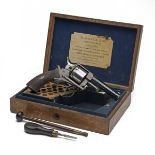 BLISSETT, LIVERPOOL A CASED .442 OVERCOAT REVOLVER, MODEL 'WEBLEY BULLDOG TYPE', serial no. 11,