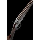 W. B. BARRATT A 12-BORE 1864 PATENT BAR-IN-WOOD LIFT-UP TOPLEVER ROTATING SINGLE BOLT SNAP-ACTION