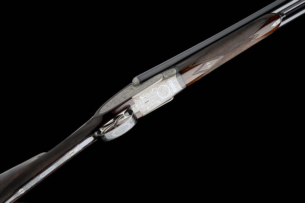 B.C. MIROKU A 12-BORE 'MODEL SL-120' SIDELOCK EJECTOR, serial no. 220133, circa 1979, 28in. nitro - Image 3 of 9