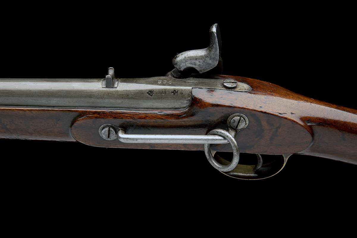 TOWER ARMOURIES, LONDON A .650 PERCUSSION CARBINE, MODEL 'INDIA PATTERN', serial no. 103, dated - Image 4 of 8
