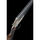 ALFRED BITTORF (DUSSELDORF) A FINELY CARVED AND GAME SCENE ENGRAVED 12-BORE SIDELOCK EJECTOR, serial