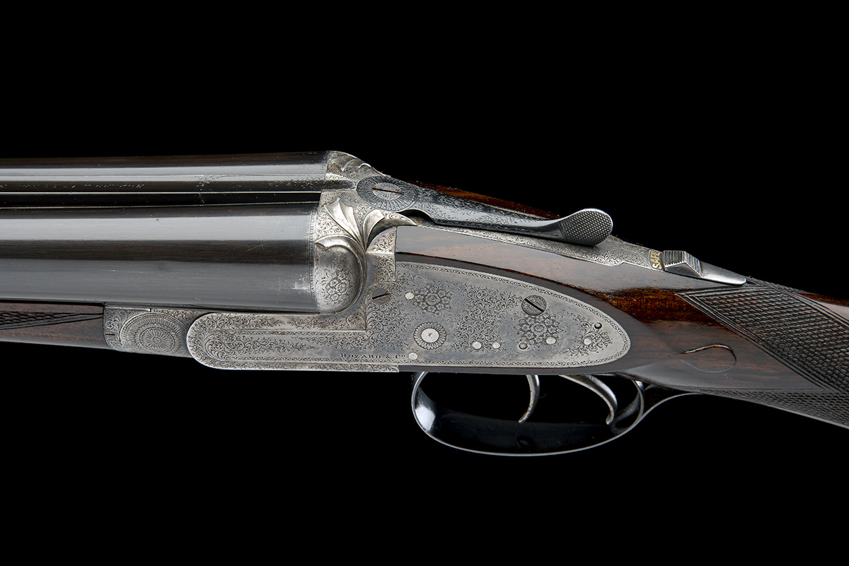 BOZARD & CO. A 12-BORE SIDELOCK EJECTOR, serial no. 8394, circa 1895, 29in. nitro reproved - Image 7 of 9