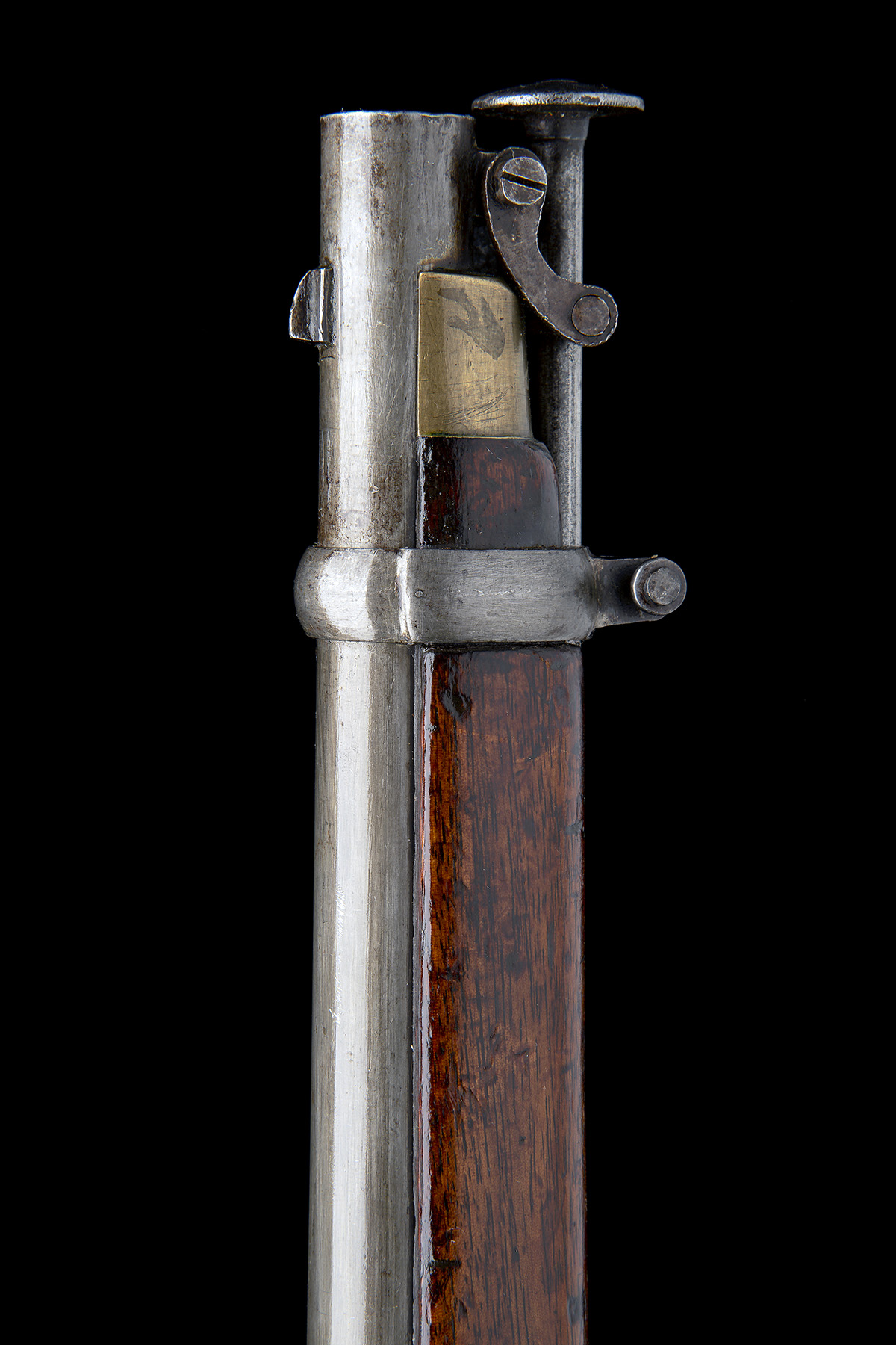 TOWER ARMOURIES, LONDON A .650 PERCUSSION CARBINE, MODEL 'INDIA PATTERN', serial no. 103, dated - Image 8 of 8