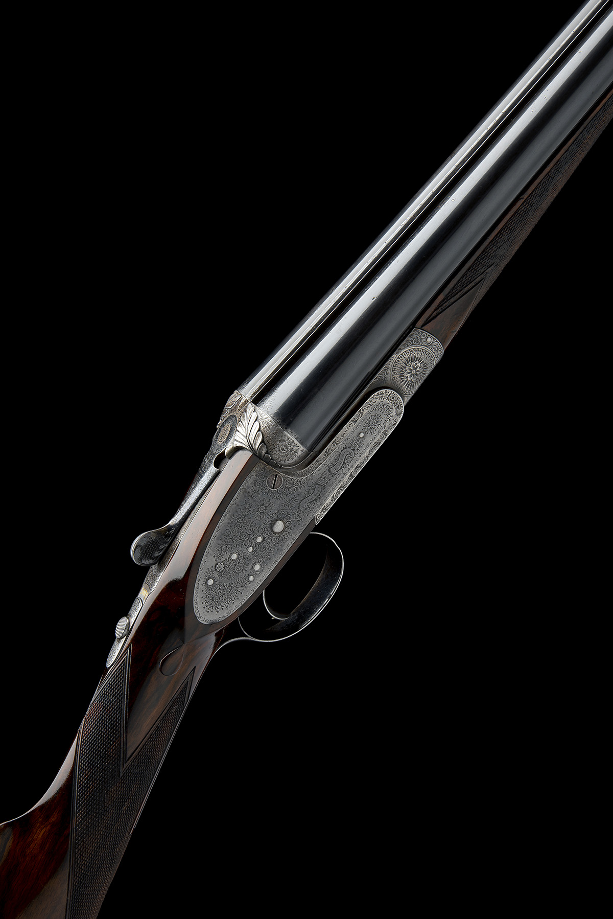 F. BEESLEY A 16-BORE SINGLE-TRIGGER SIDELOCK EJECTOR, serial no. 2050, for 1908, 28 1/2in. nitro