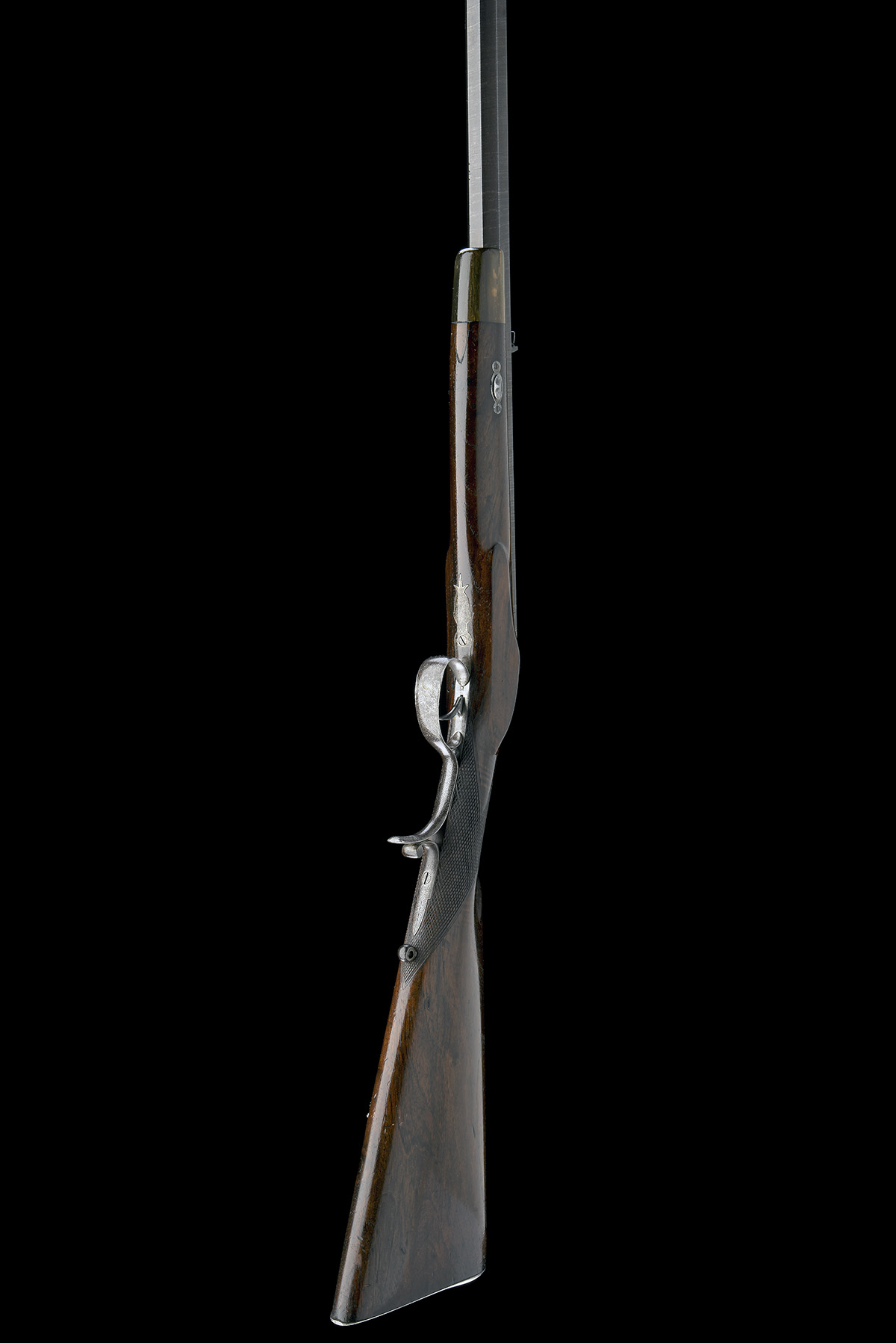 W. & J. RIGBY, DUBLIN A 22-BORE PERCUSSION SINGLE-BARRELLED RIFLE FOR LARGER GAME, serial no. 10708, - Image 6 of 8