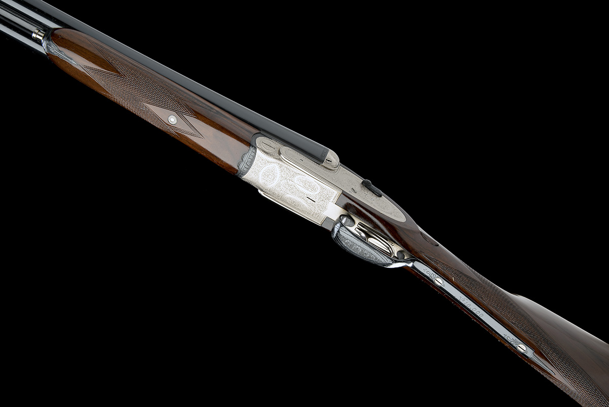 ANTONIO MARCOS RELEA A 12-BORE HAND-DETACHABLE SIDELOCK EJECTOR, serial no. 16000, for 1986, 27 7/ - Image 3 of 8