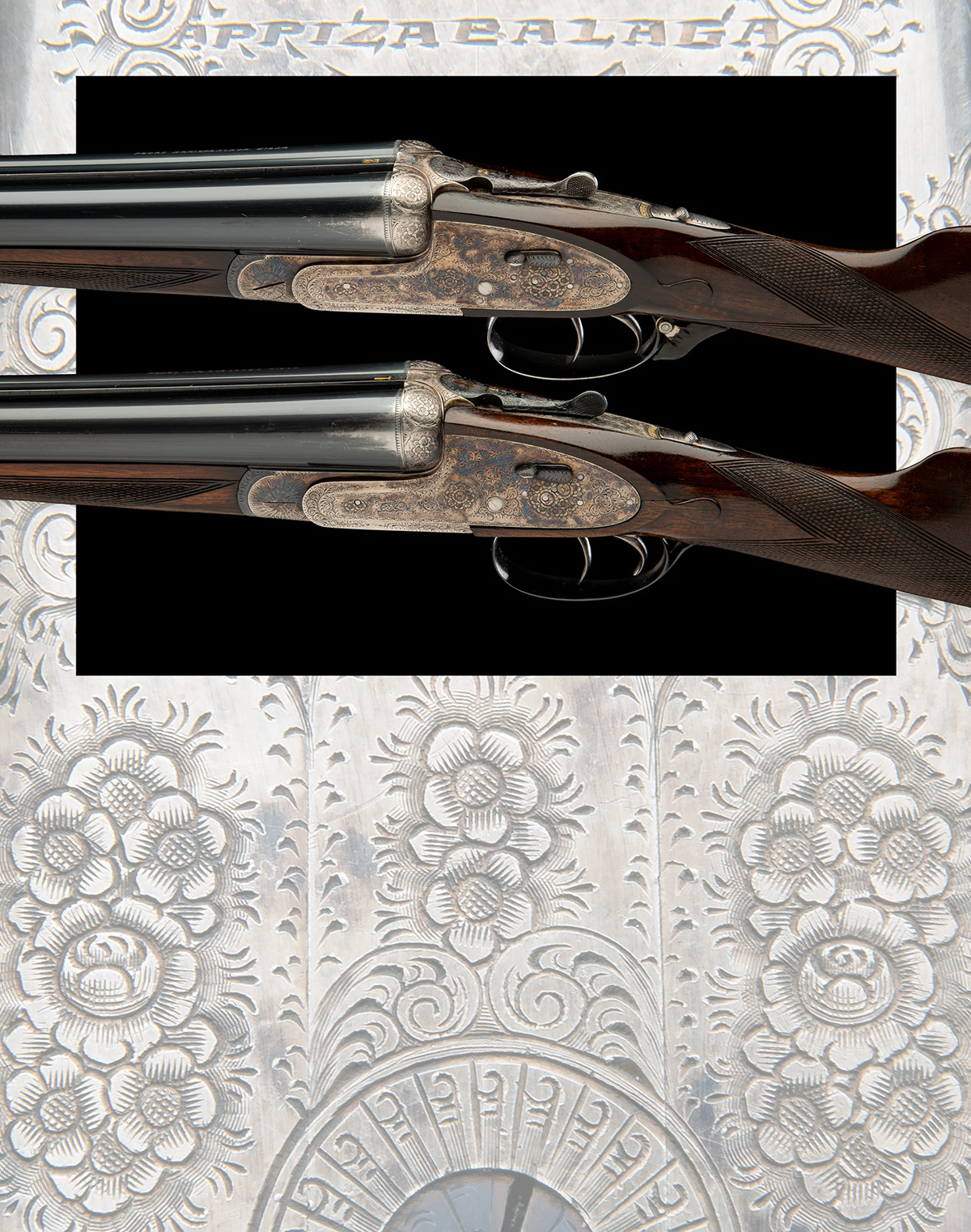 PEDRO ARRIZABALAGA A PAIR OF 12-BORE SELF-OPENING HAND-DETACHABLE SIDELOCK EJECTORS, serial no. - Image 10 of 10