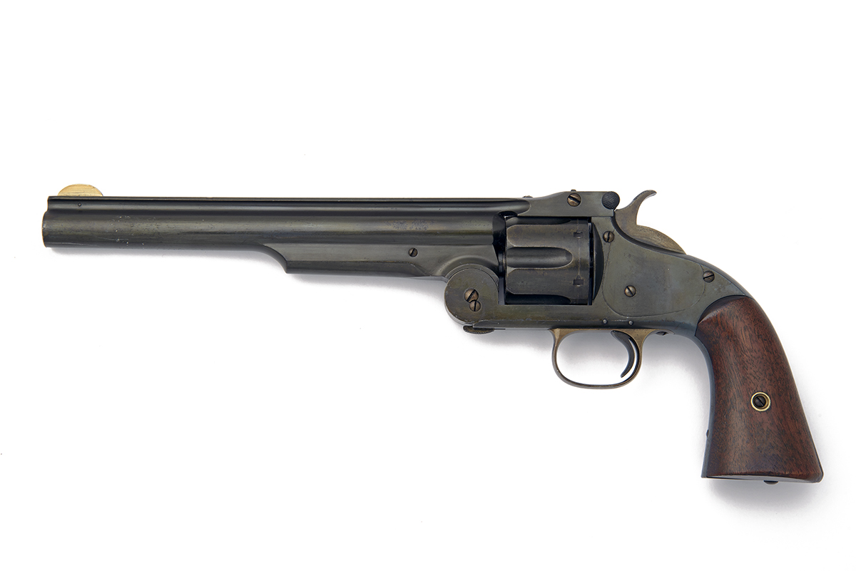 SMITH & WESSON, USA A SCARCE .44 (S&W AMERICAN) SIX-SHOT REVOLVER, MODEL 'No.3 FIRST MODEL - Image 2 of 2