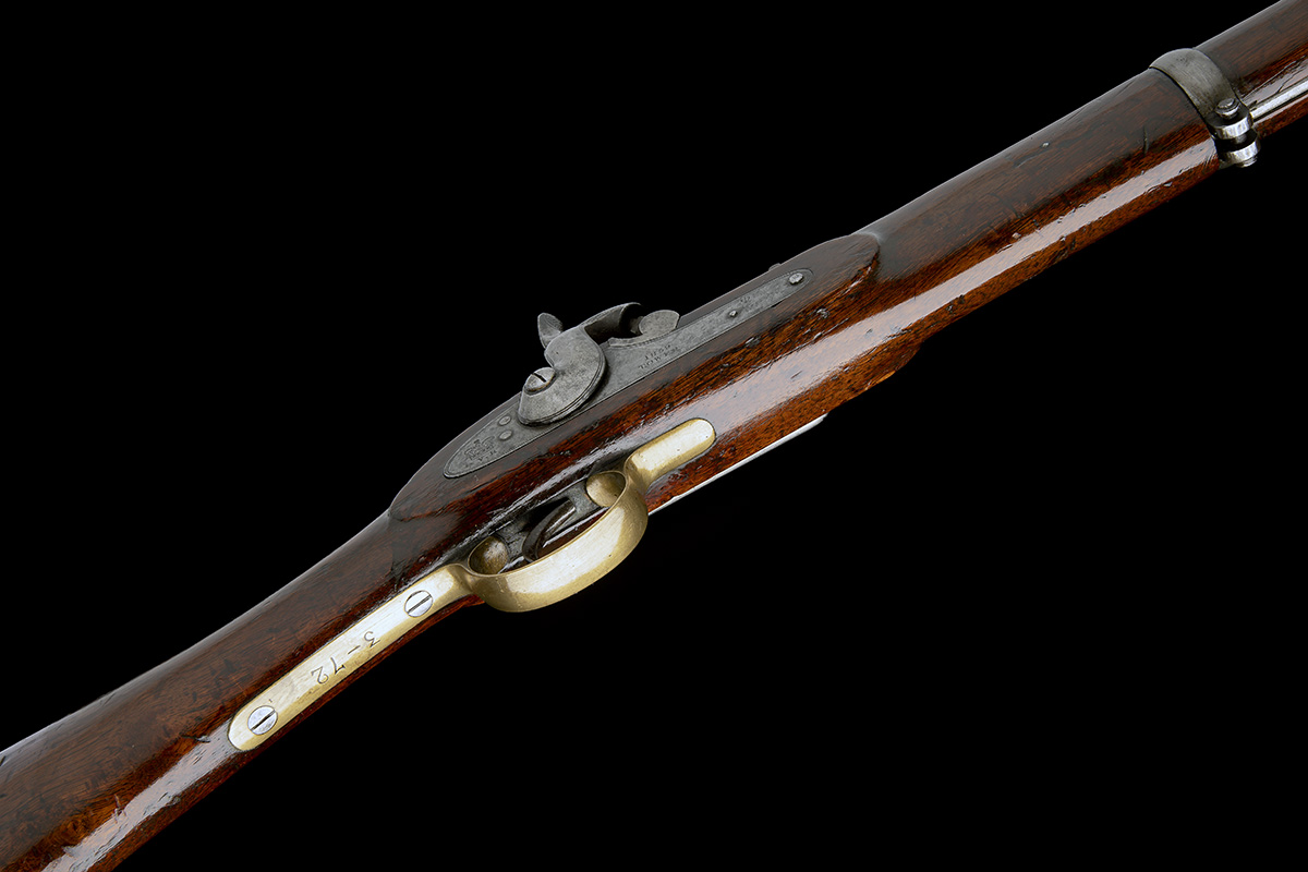 TOWER ARMOURIES, LONDON A .650 PERCUSSION CARBINE, MODEL 'INDIA PATTERN', serial no. 103, dated - Image 3 of 8