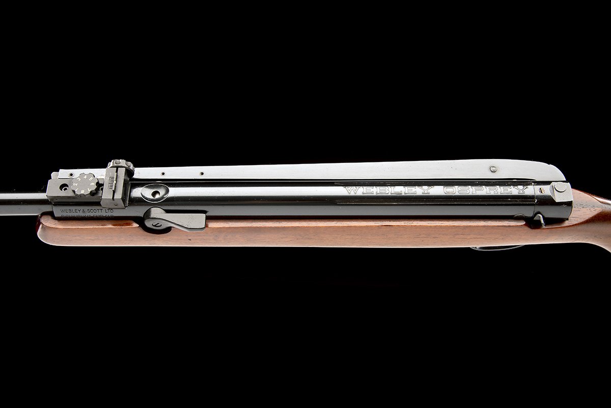 WEBLEY & SCOTT, BIRMINGHAM A SCARCE BOXED .177 SIDE-LEVER AIR-RIFLE, MODEL 'OSPREY', serial no. - Image 7 of 11