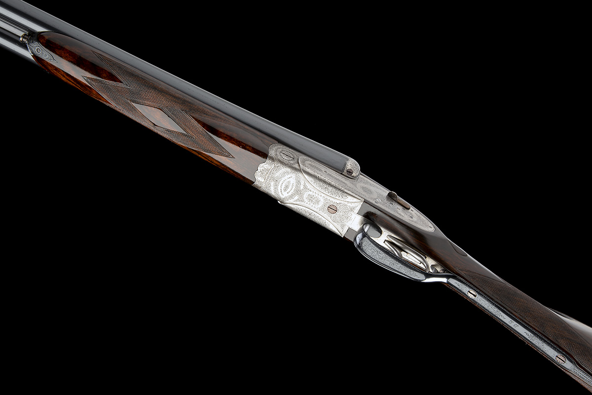 JOHN POWELL AGT. A CASBARD-ENGRAVED 12-BORE HAND-DETACHABLE SIDELOCK EJECTOR, serial no. UA20614 / - Image 3 of 9