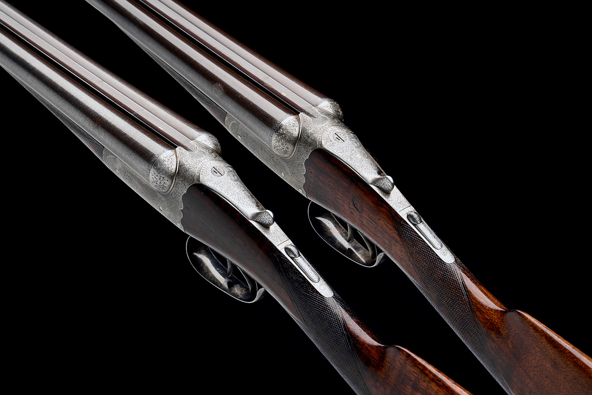 WESTLEY RICHARDS A PAIR OF 12-BORE BOXLOCK EJECTORS, serial no. 15461 / 2, for 1896, 30in. nitro - Image 8 of 13