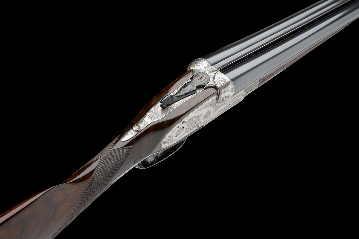 JOHN POWELL AGT. A CASBARD-ENGRAVED 12-BORE HAND-DETACHABLE SIDELOCK EJECTOR, serial no. UA20614 / - Image 5 of 9