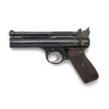 WEBLEY & SCOTT, BIRMINGHAM A BOXED .22 BARREL-COCKING AIR-PISTOL, MODEL 'SENIOR', batch no. 967,