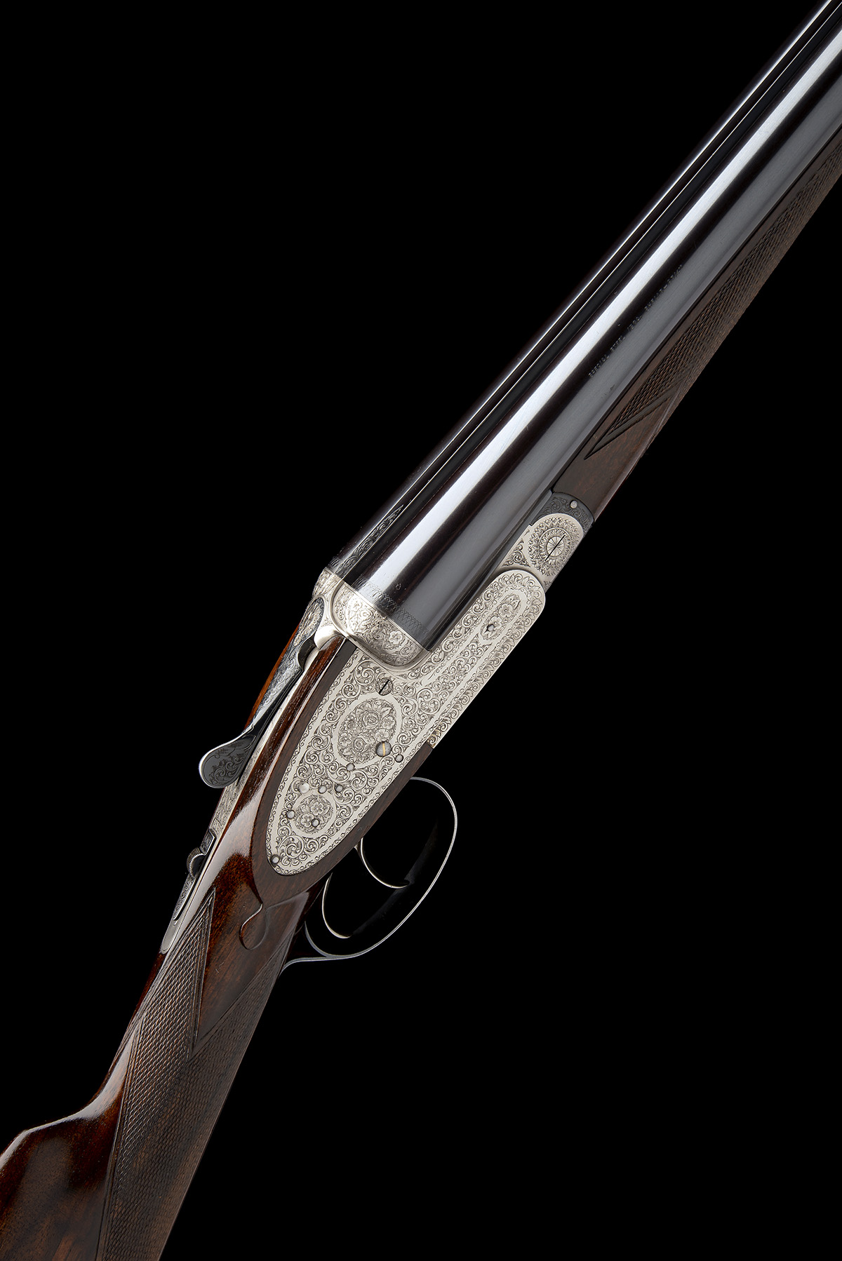 B.C. MIROKU A 12-BORE 'MODEL SL-120' SIDELOCK EJECTOR, serial no. 220133, circa 1979, 28in. nitro