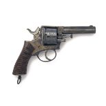 A .450 SIX-SHOT OVERCOAT REVOLVER, UNSIGNED, MODEL 'WEBLEY No.2 TYPE', no visible serial number,
