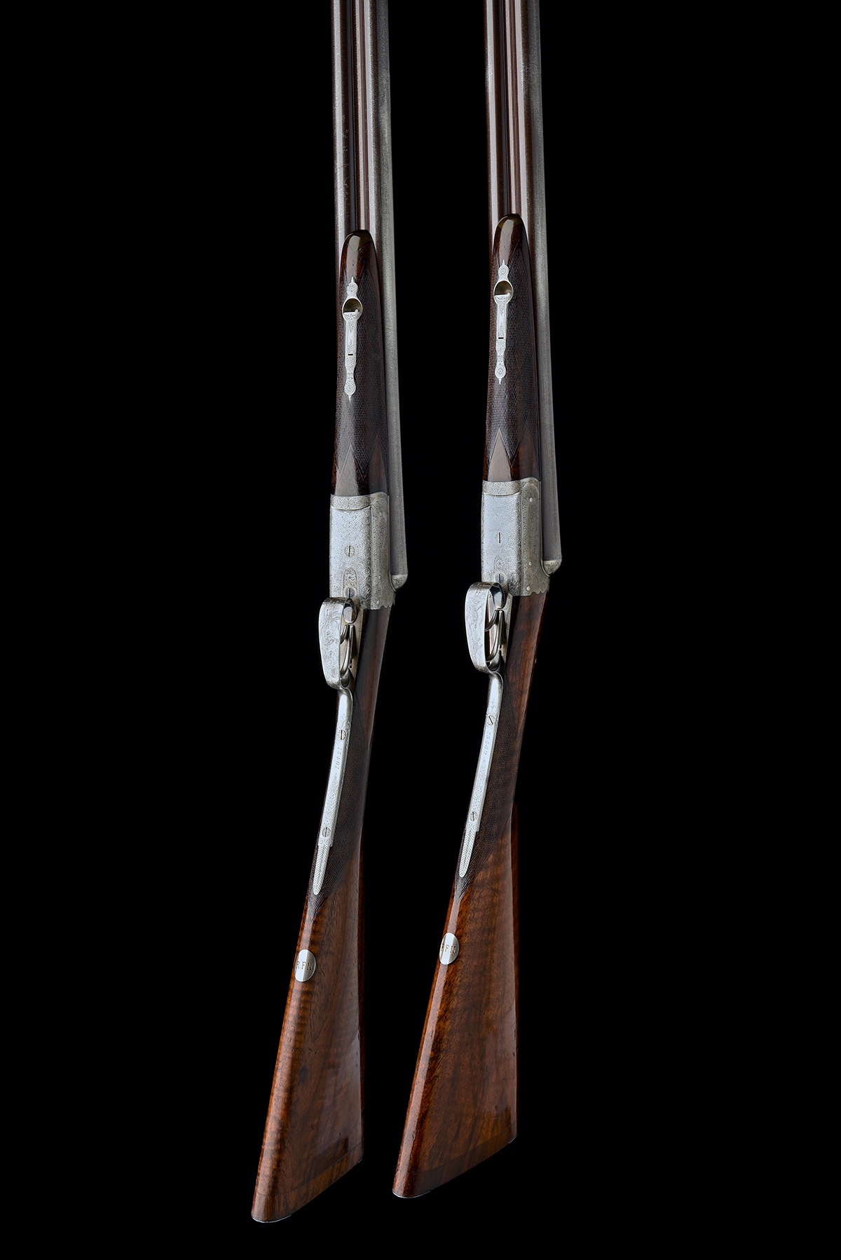 WESTLEY RICHARDS A PAIR OF 12-BORE BOXLOCK EJECTORS, serial no. 15461 / 2, for 1896, 30in. nitro - Image 6 of 13