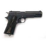 KONGSBERG, NORWAY A SCARCE 11.25mm (.45 ACP) SEMI-AUTOMATIC SERVICE-PISTOL, MODEL 'M1914', serial