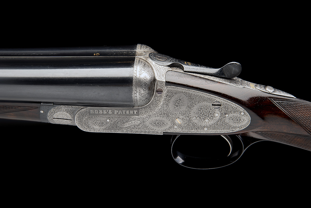 BOSS & CO. A 12-BORE SINGLE-TRIGGER EASY-OPENING SIDELOCK EJECTOR, serial no. 4593, for 1898, - Image 4 of 9
