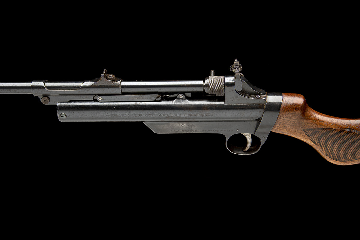 WEBLEY & SCOTT, BIRMINGHAM A CASED .177 BARREL-COCKING AIR-RIFLE MODEL 'MKII SERVICE', serial no. - Bild 6 aus 8