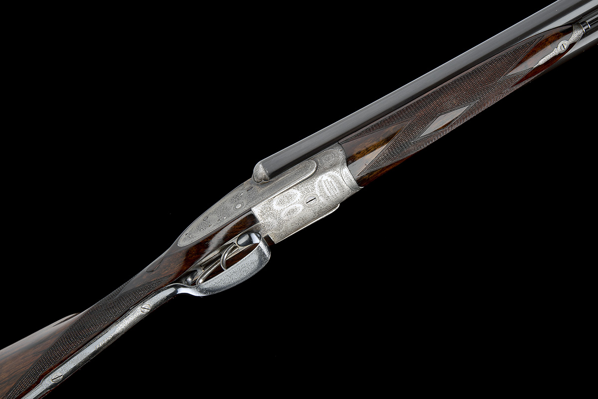 BOZARD & CO. A 12-BORE SIDELOCK EJECTOR, serial no. 8394, circa 1895, 29in. nitro reproved - Image 3 of 9