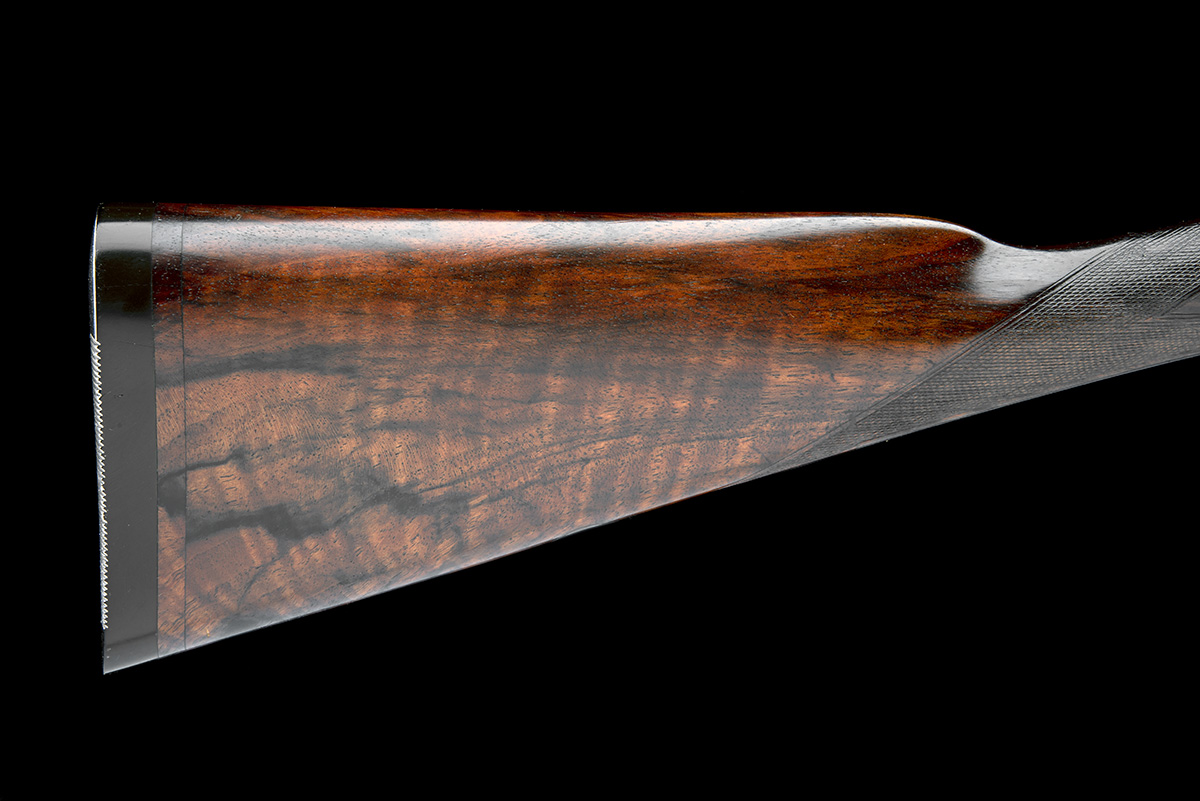 HENRY ATKIN A 12-BORE SIDELOCK EJECTOR, serial no. 508, circa 1895, 28in. replacement nitro barrels, - Image 5 of 8